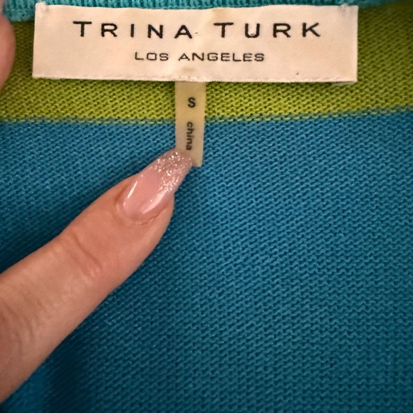 Trina Turk Multicolor Striped Color Block dress - Picture 7 of 7